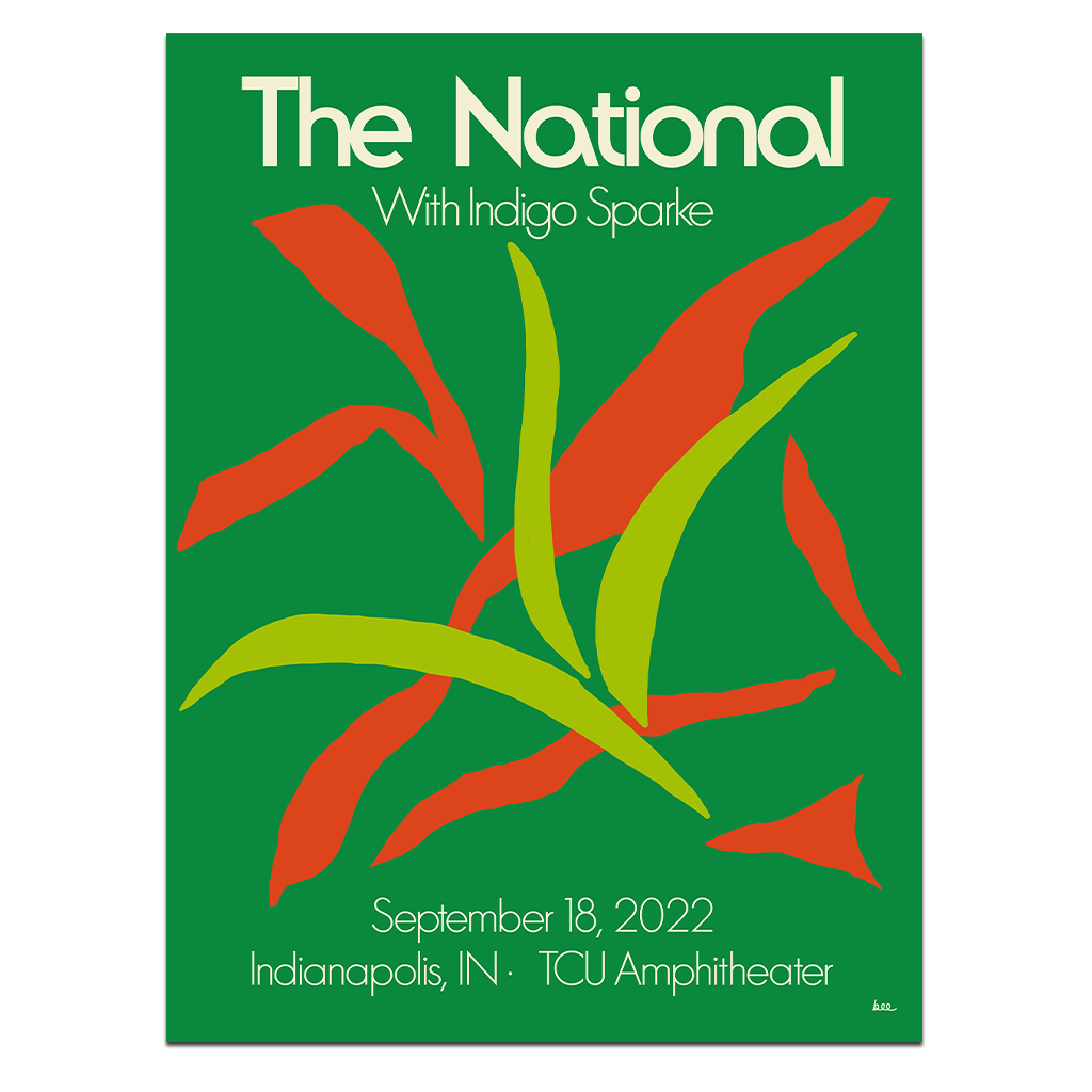 Indianapolis, IN TCU Amphitheater Poster - September 18, 2022