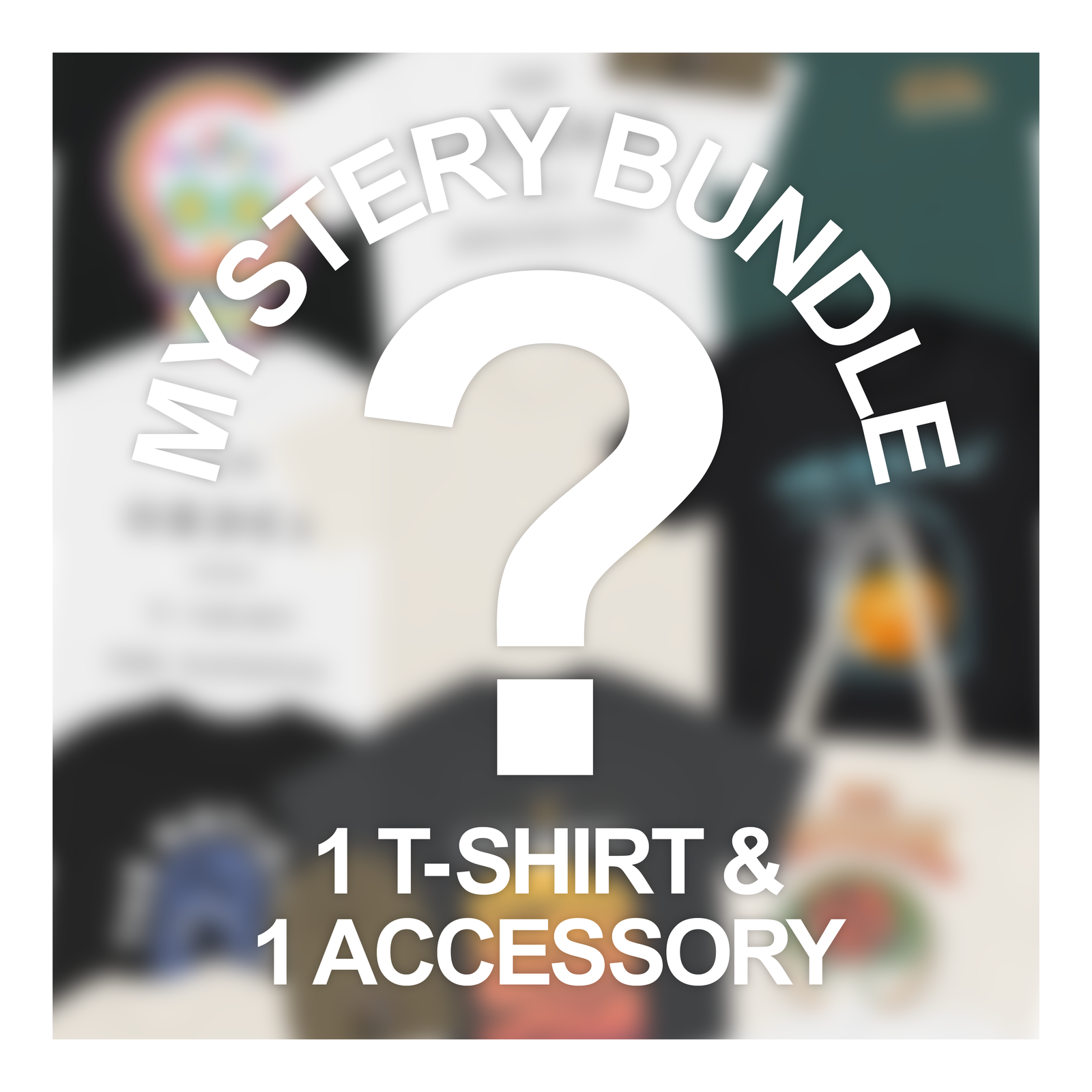 Mystery Bundle: 1 T-Shirt + 1 Accessory