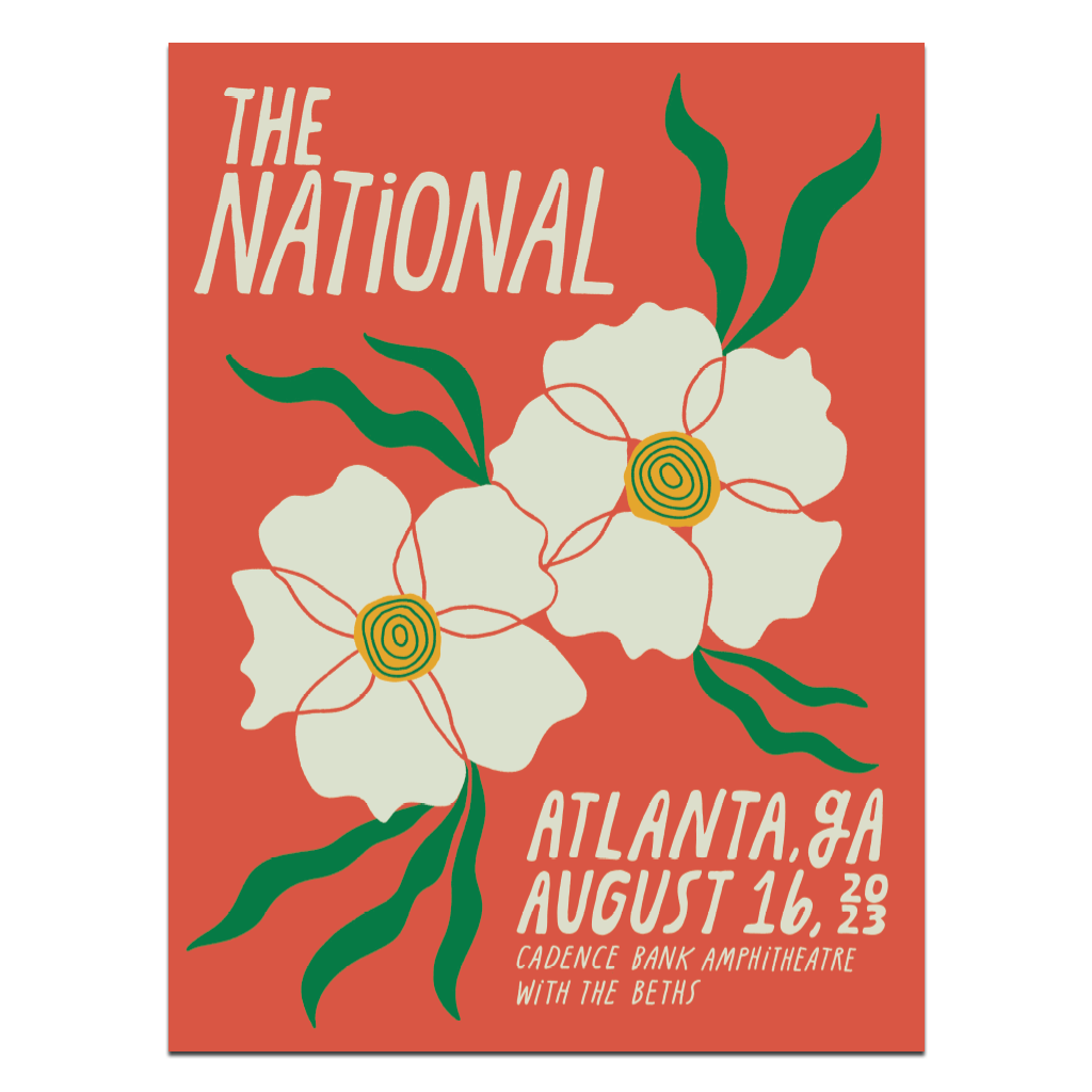 Atlanta, GA Cadence Bank Amphitheatre Poster - August 16, 2023
