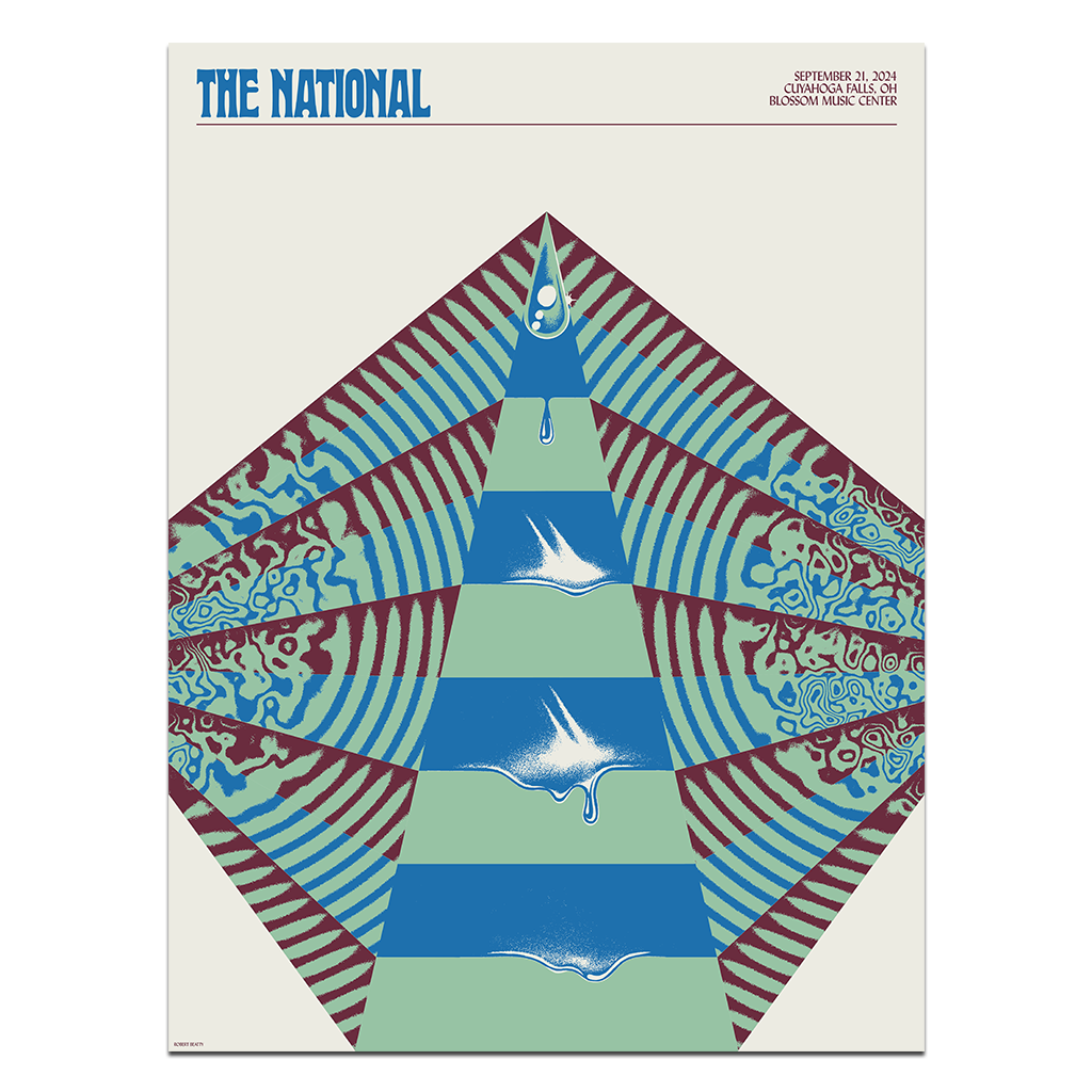 Cuyahoga Falls, OH Blossom Music Center Poster - September 21, 2024