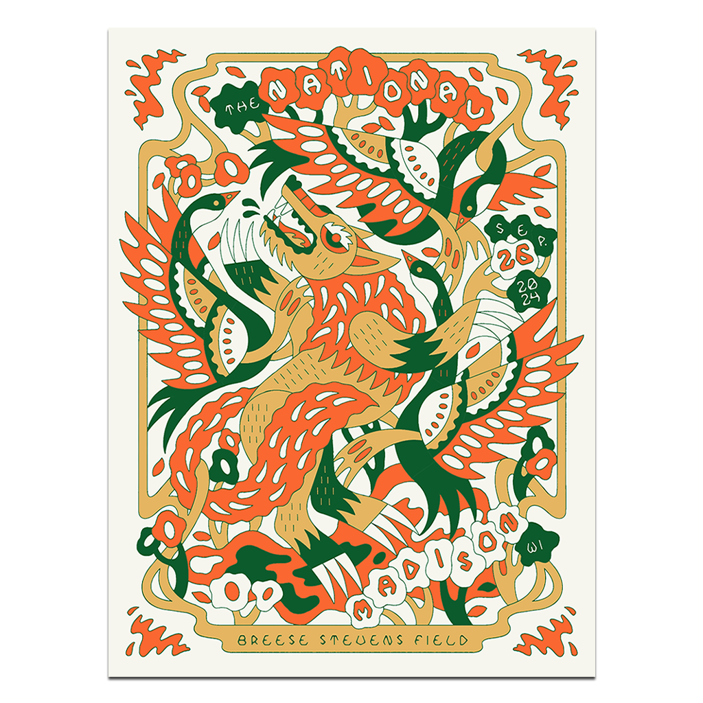 Madison, WI Breese Stevens Field Poster - September 26, 2024