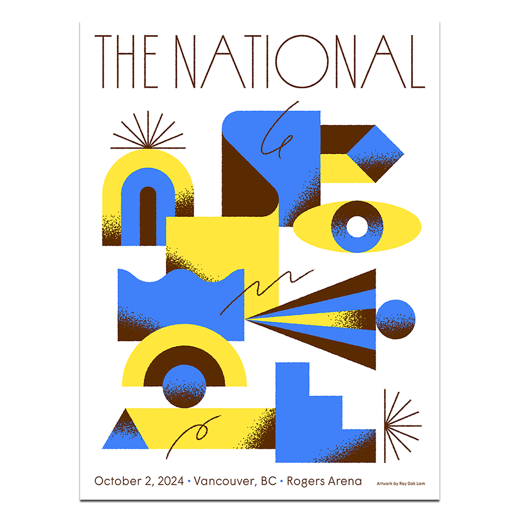 Vancouver, BC Rogers Arena Poster - October 2, 2024