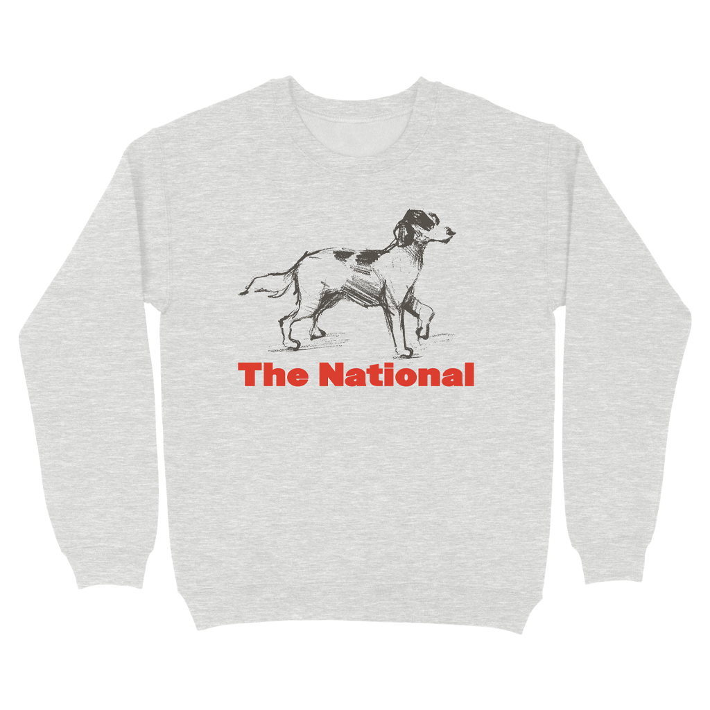 The National Dog White Heather Crewneck Sweatshirt White Heather S