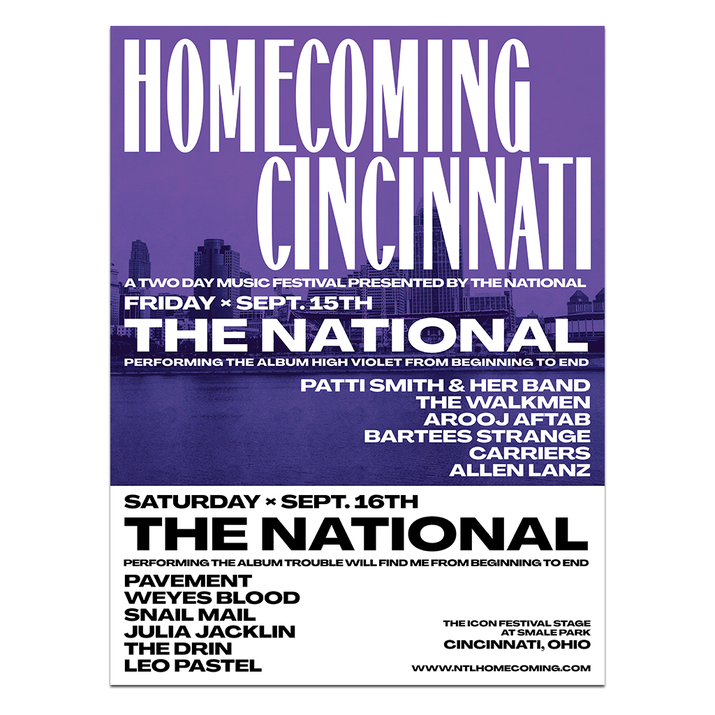 HOMECOMING - Cincinnati September 15 &amp; 16, 2023 Poster