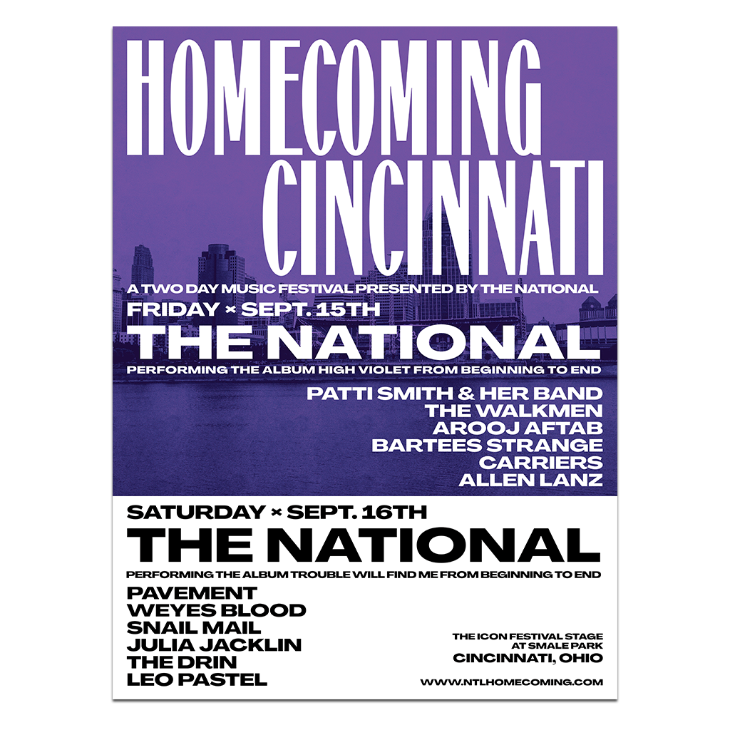 HOMECOMING - Cincinnati September 15 & 16, 2023 Poster