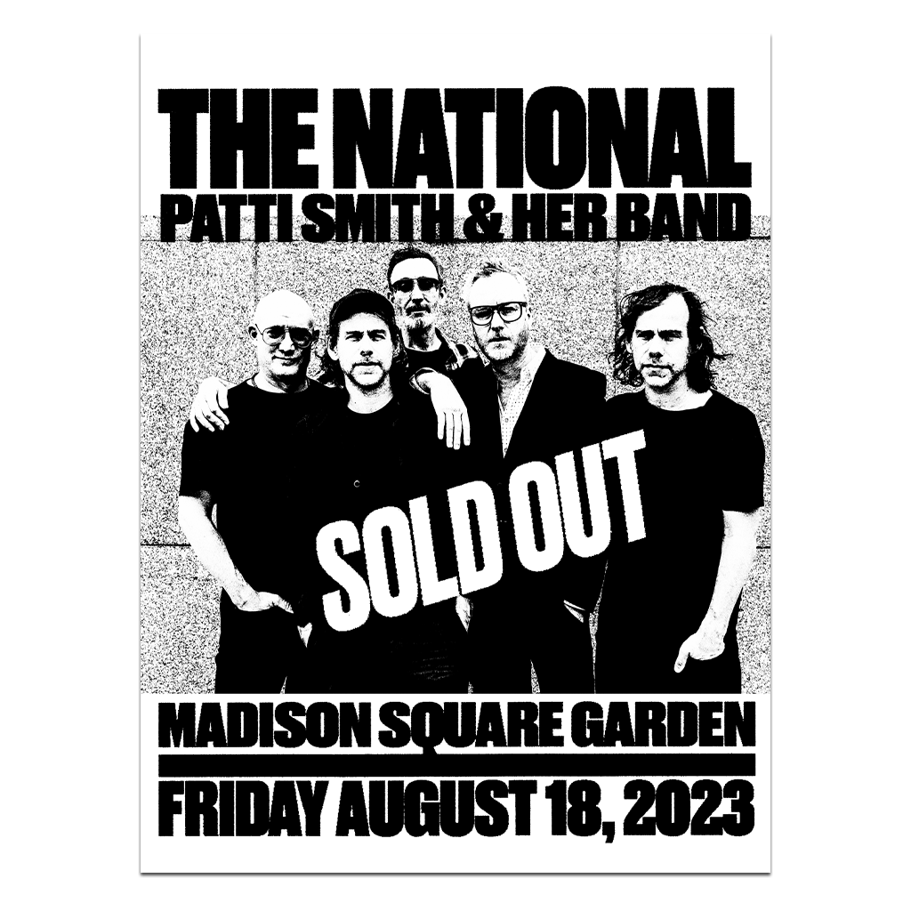 New York, NY "SOLD OUT" Madison Square Garden Poster - August 18, 2023