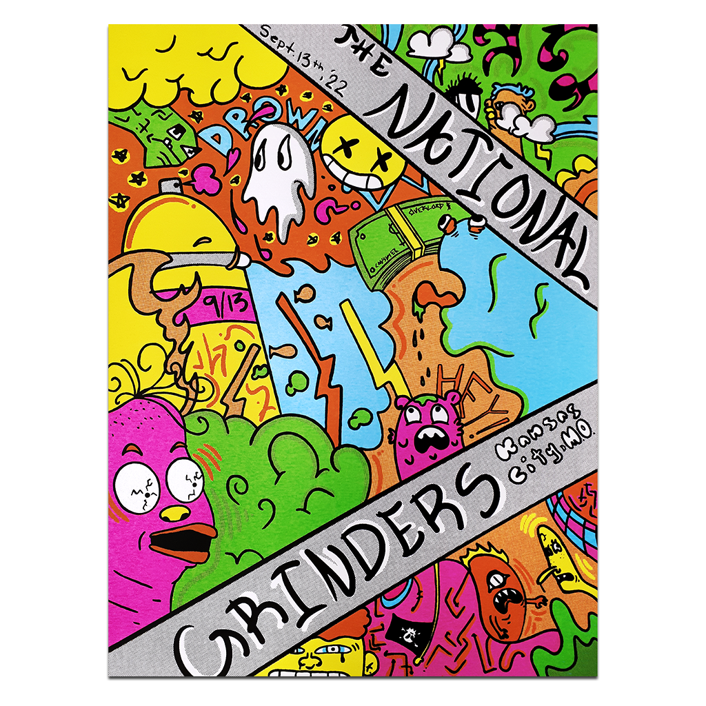The National Kansas City, MO Grinders KC Poster September 13, 2022