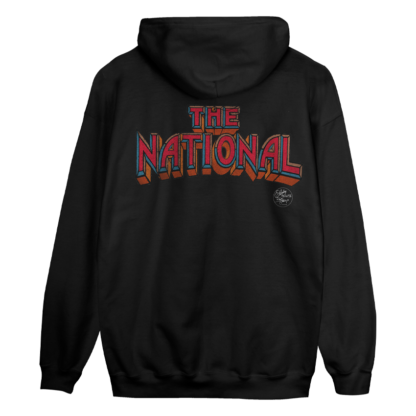 The National Mouse Pullover Eco True Black Hoodie - The National